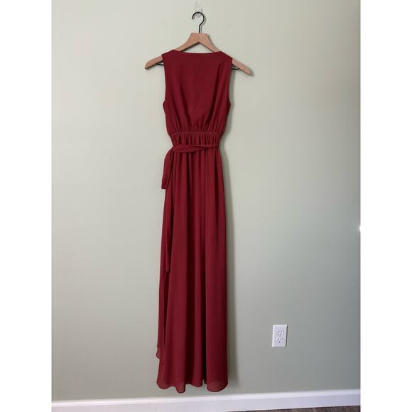 Baltic Born Hera Maxi Dress XS Berry Chiffon - Picture 8 of 12